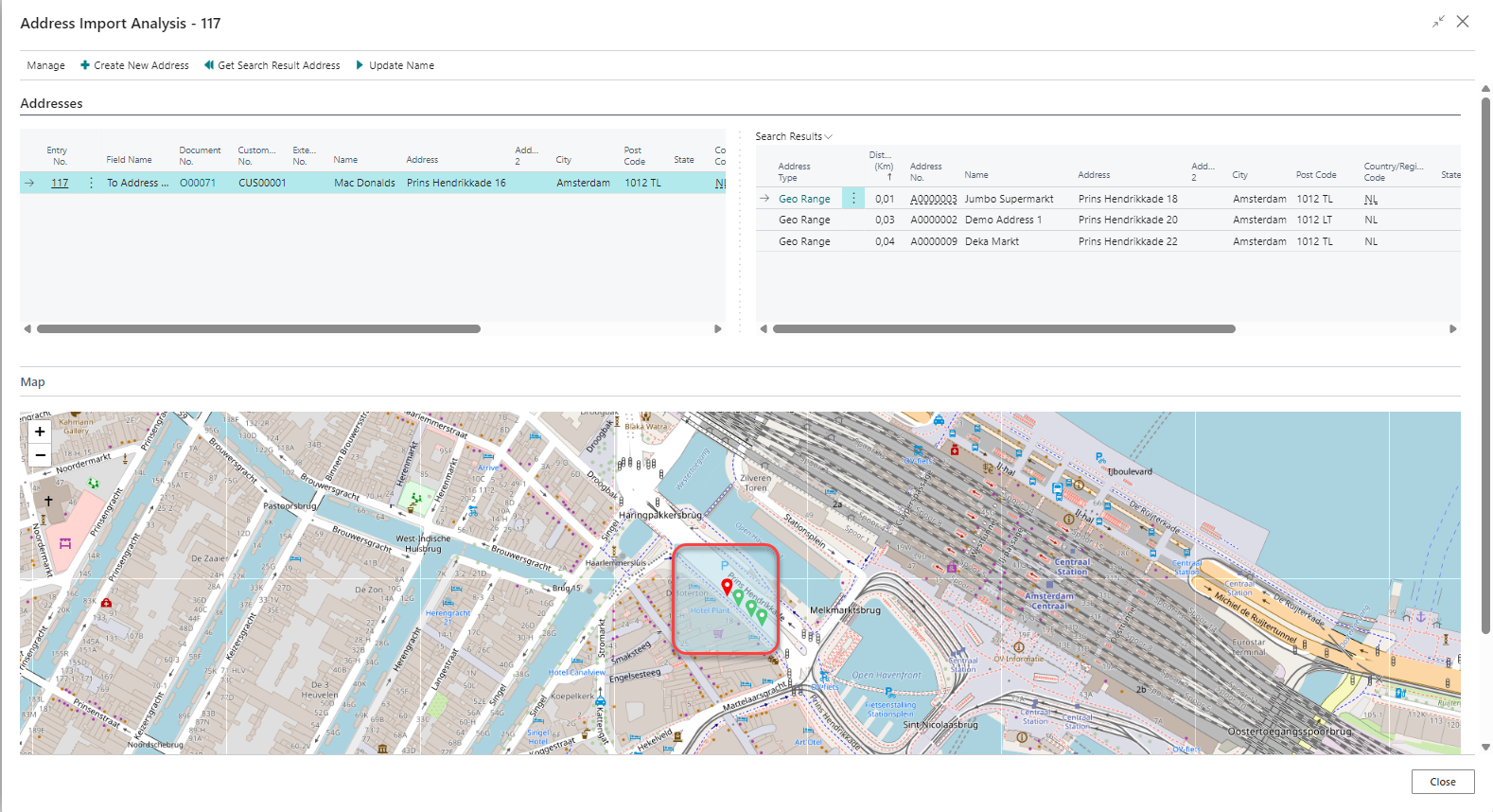 Address Import Analysis