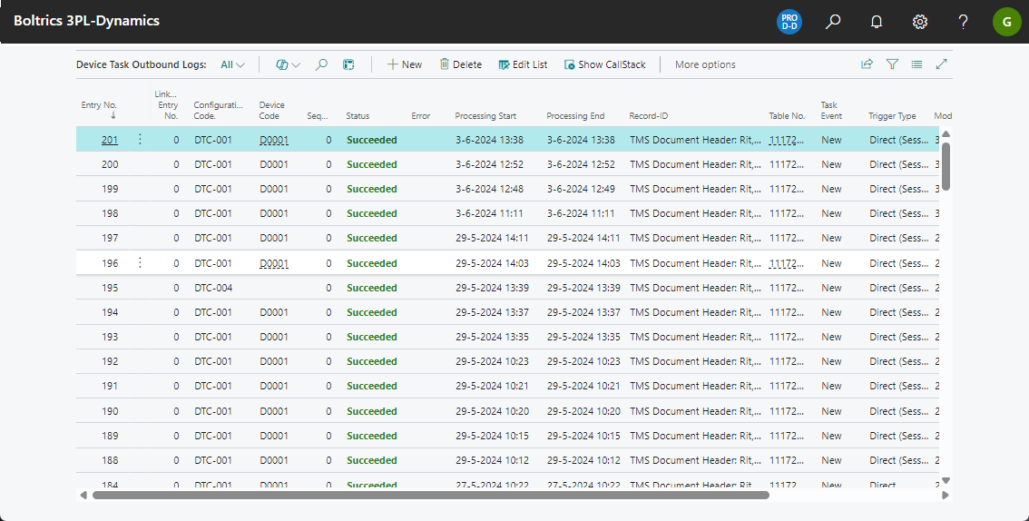 DeviceTaskOutboundLogs