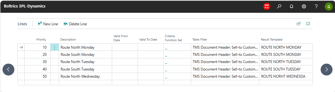 Milk Run Strategy Line