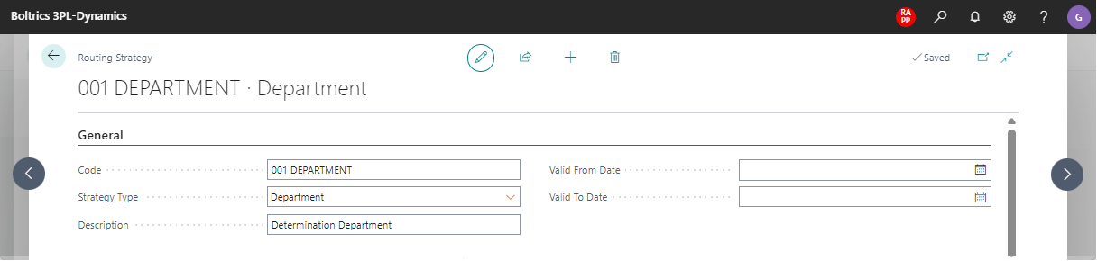 Routing Strategy Header