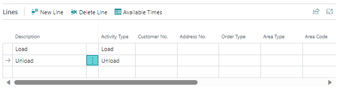 Time Window Lines