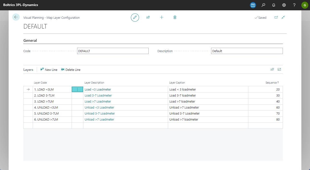 Layer Configuration