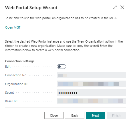 Web Portal Setup Wizard3