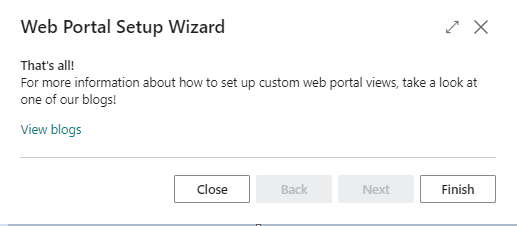 Web Portal Setup Wizard5